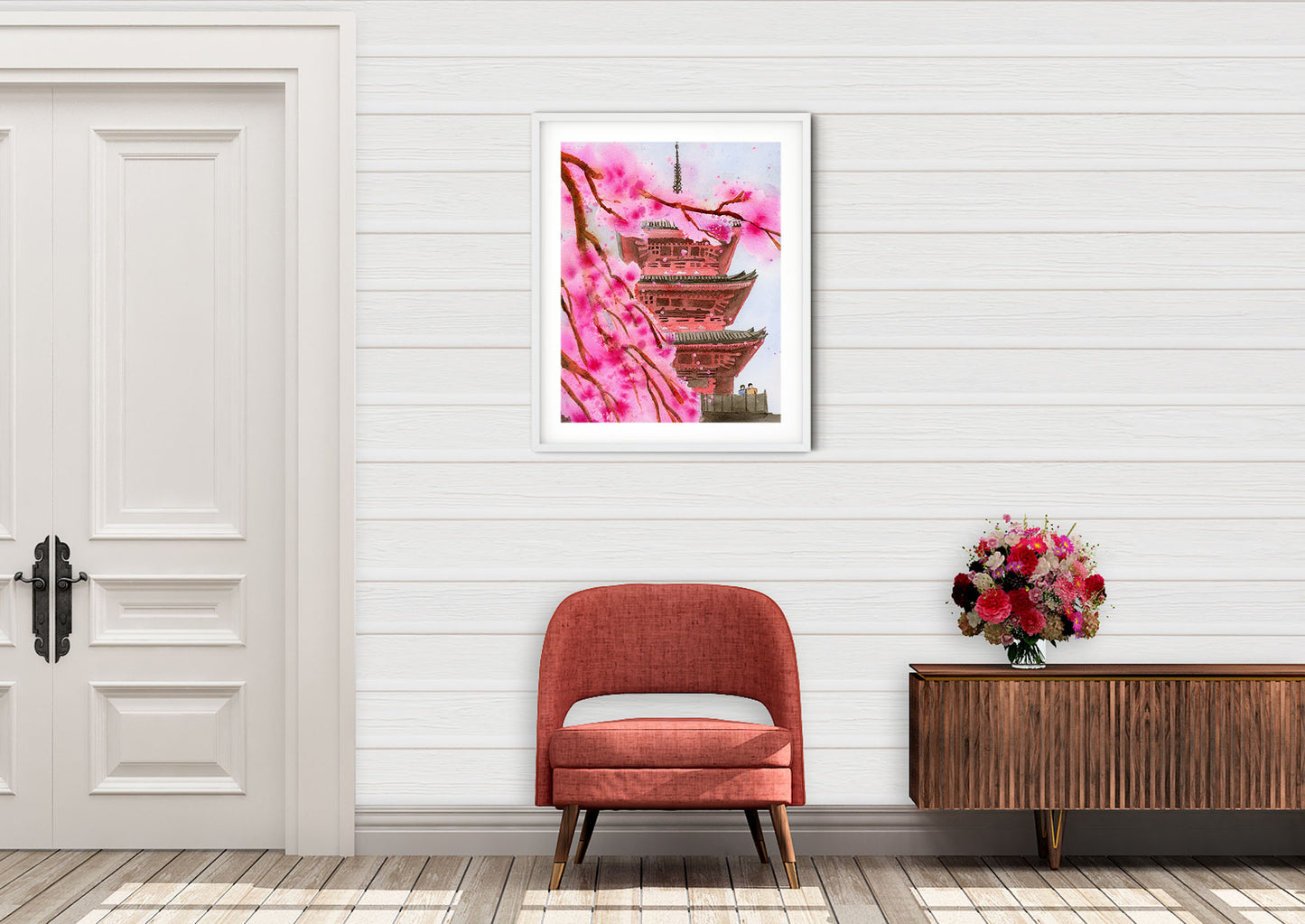 modern Japanese art print