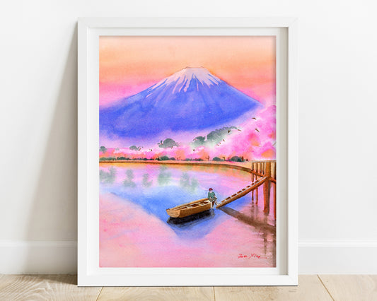 mount fuji painting