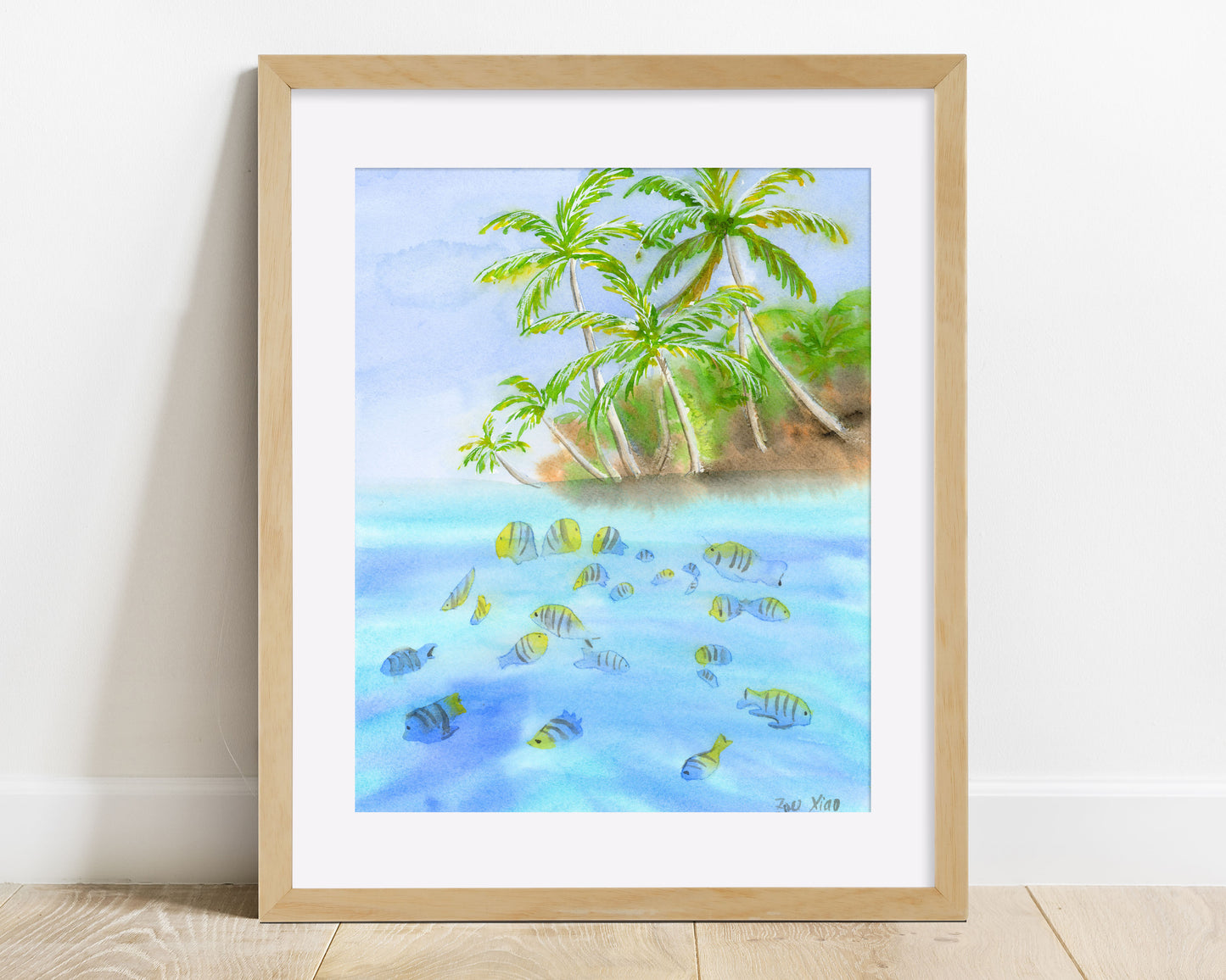tropical art print Hawaii wall art