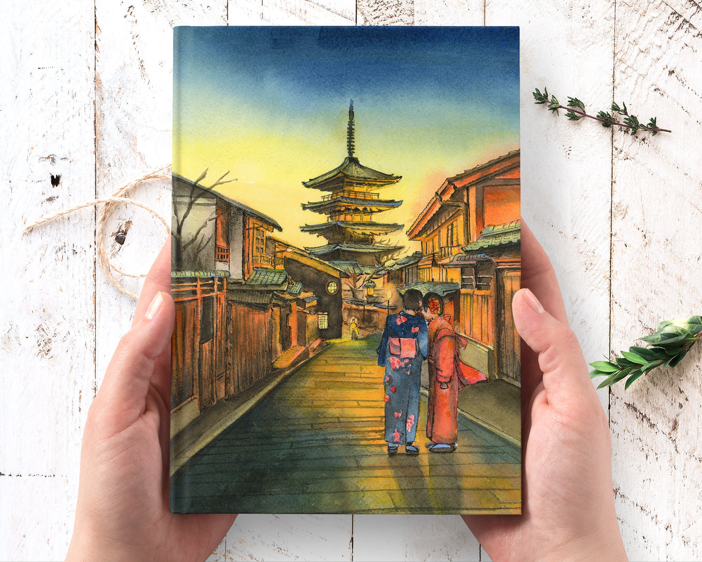 Japanese art journal notebook lined