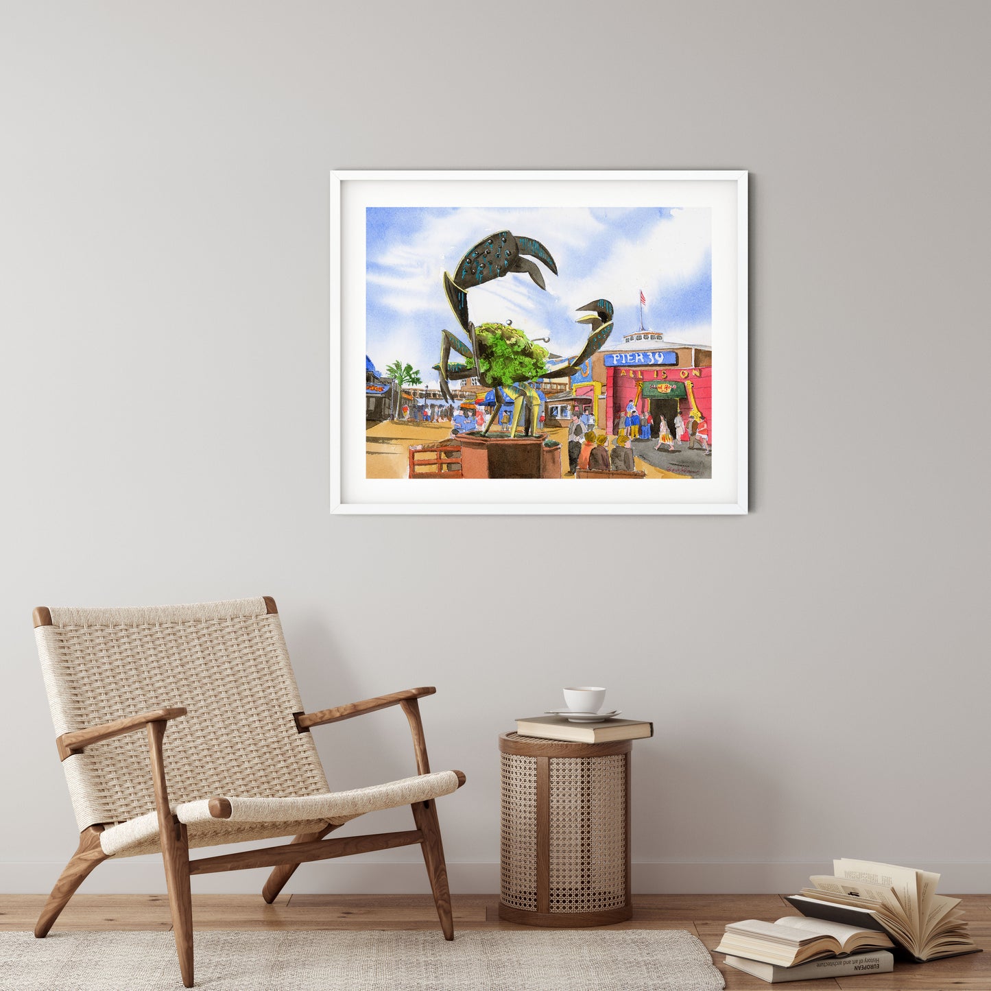 san francisco art print fisherman wharf