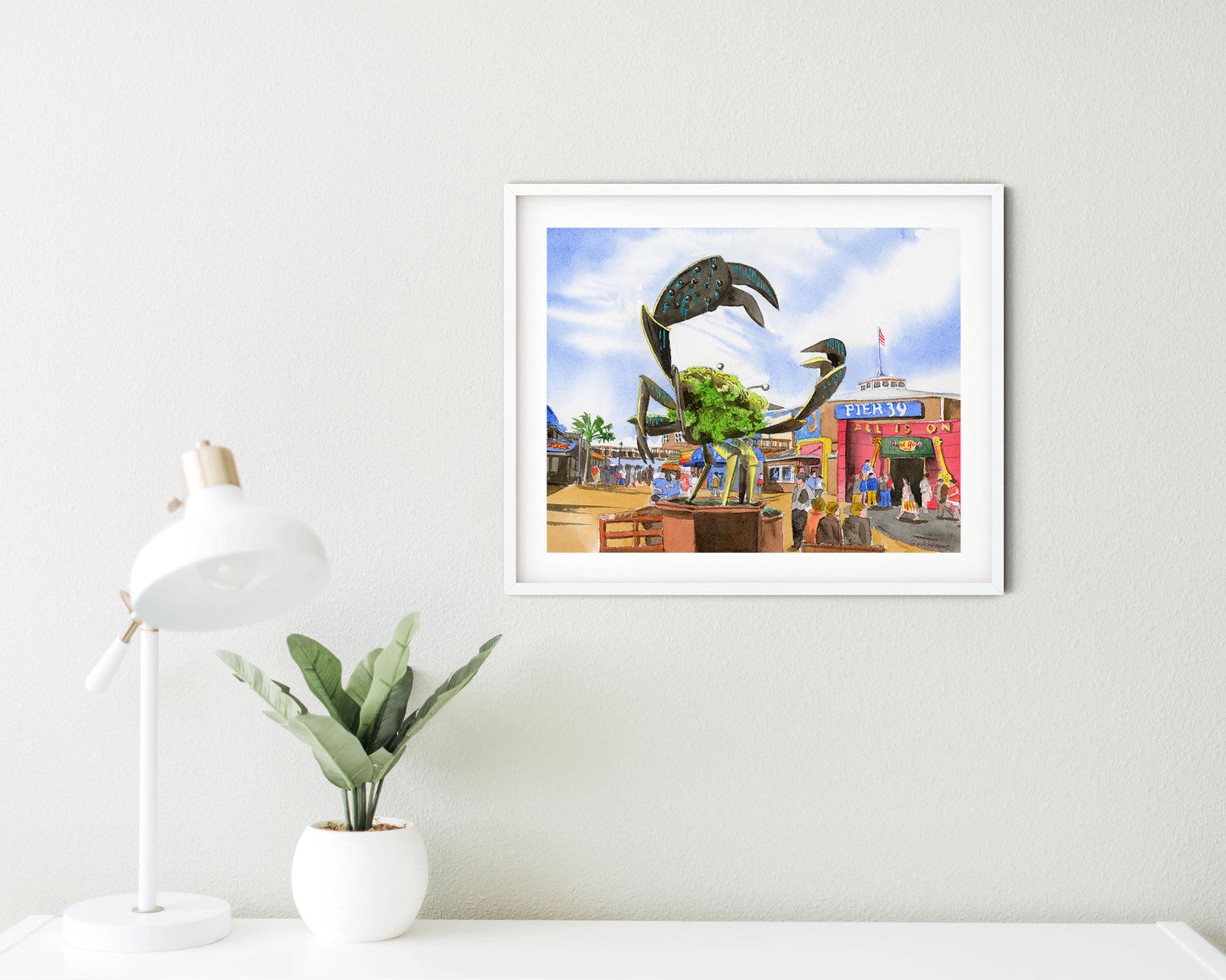 san francisco art print fisherman wharf
