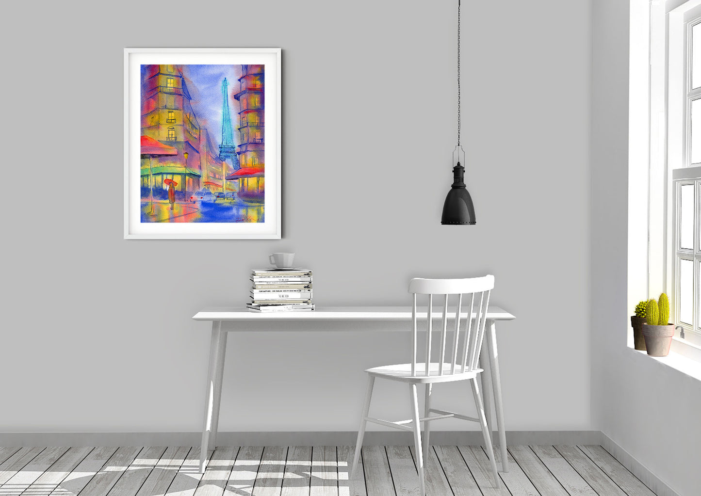 Paris Wall Art Print Eiffel Tower decor
