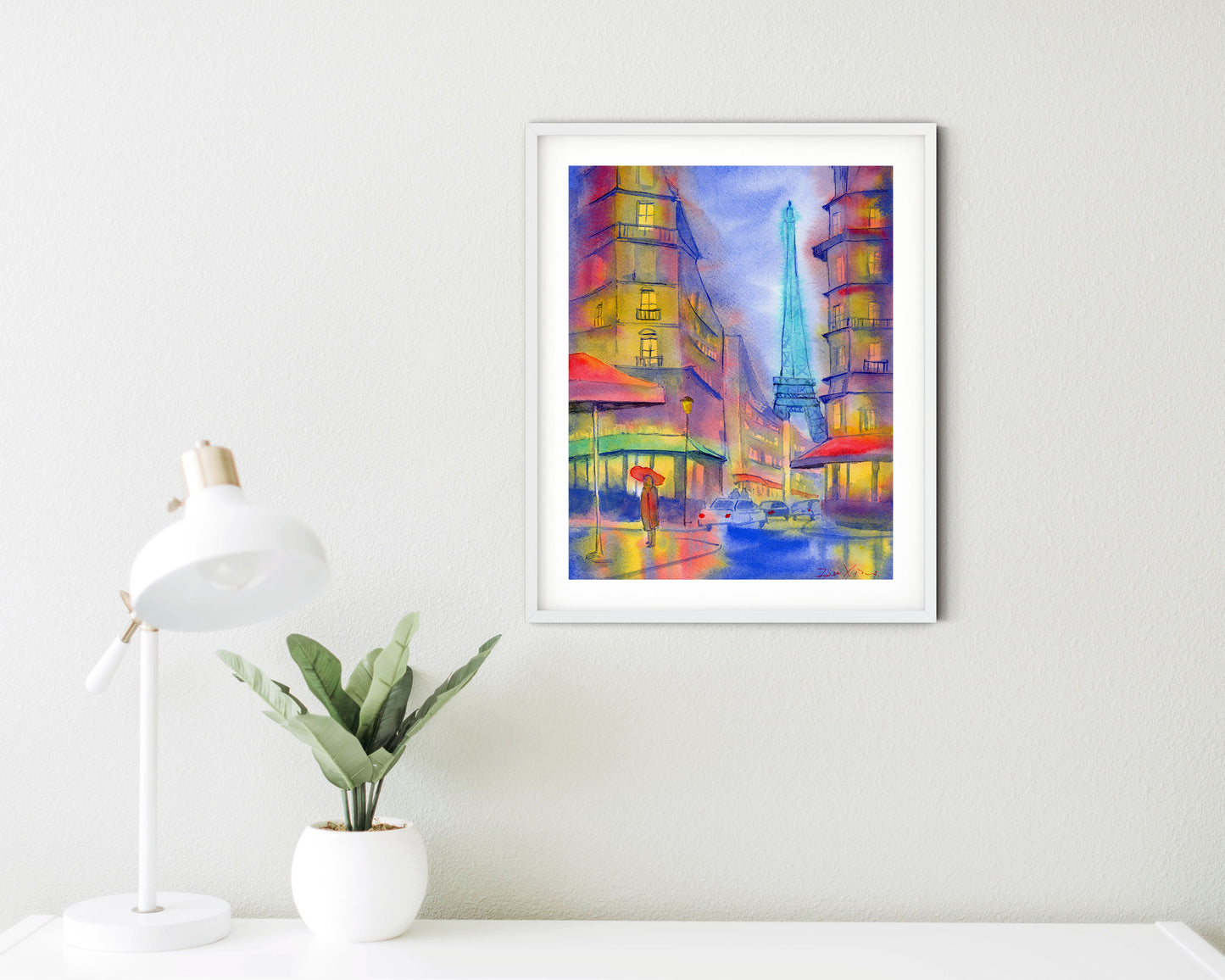 Paris Wall Art Print Eiffel Tower decor
