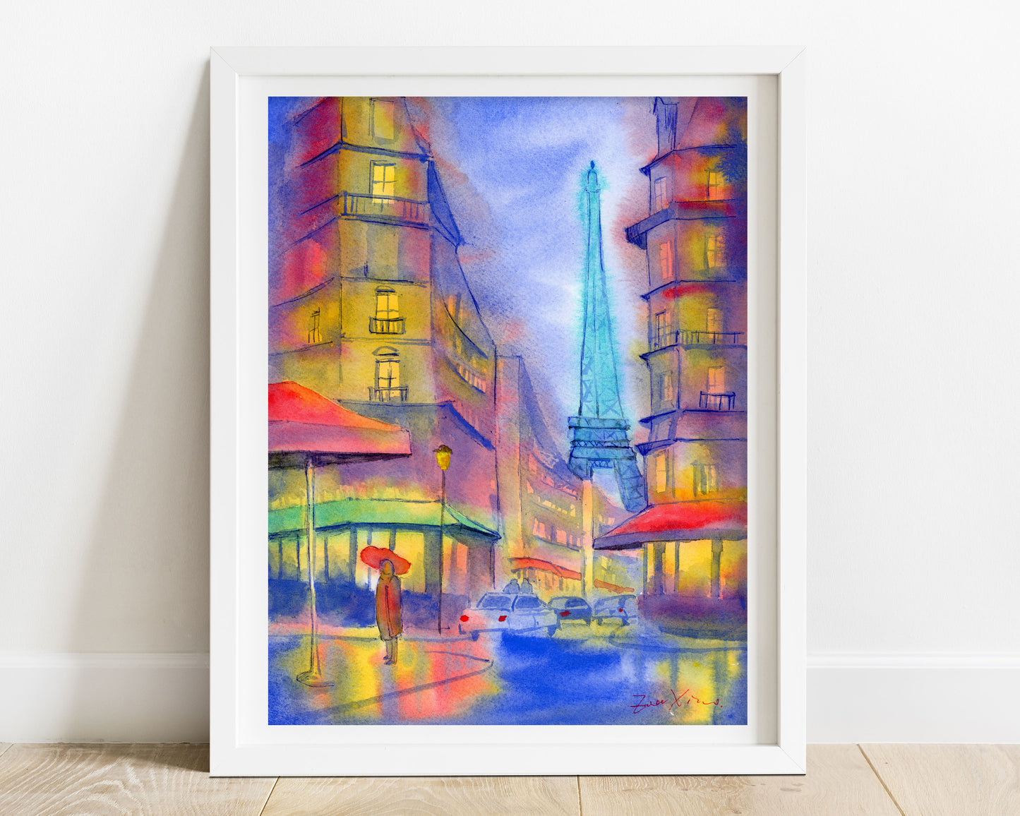 Paris Wall Art Print Eiffel Tower decor