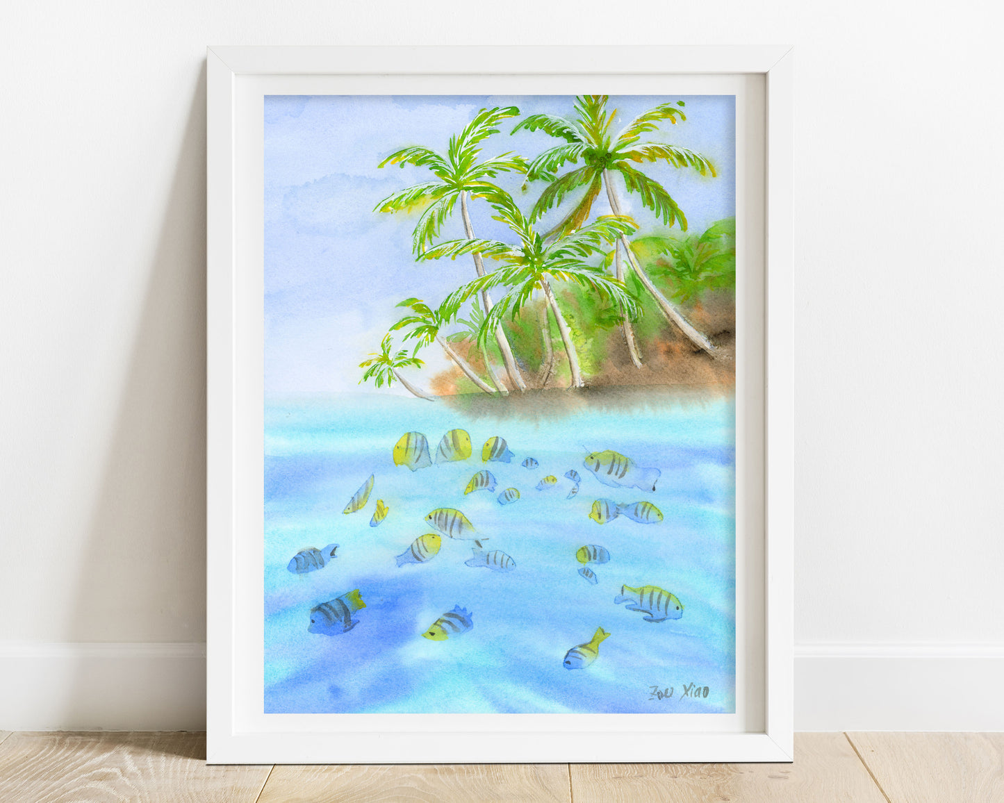 tropical art print Hawaii wall art