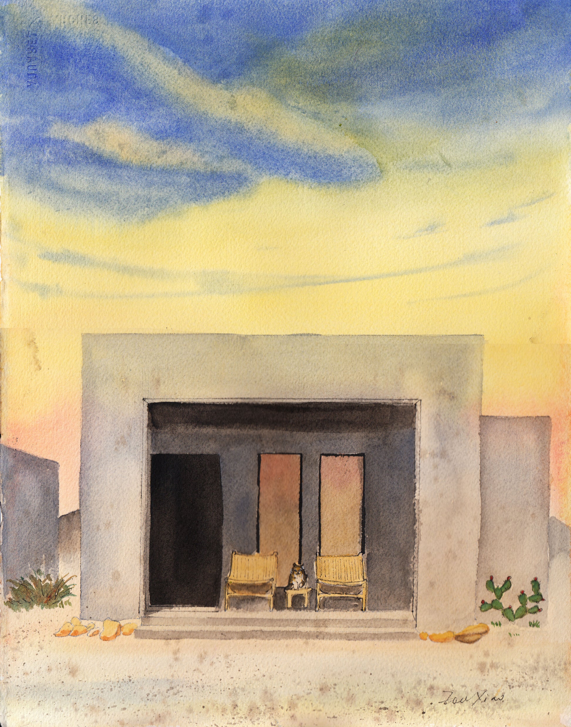 custom watercolor painting from photo