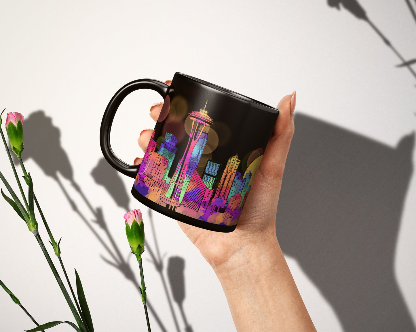 Seattle skyline mug