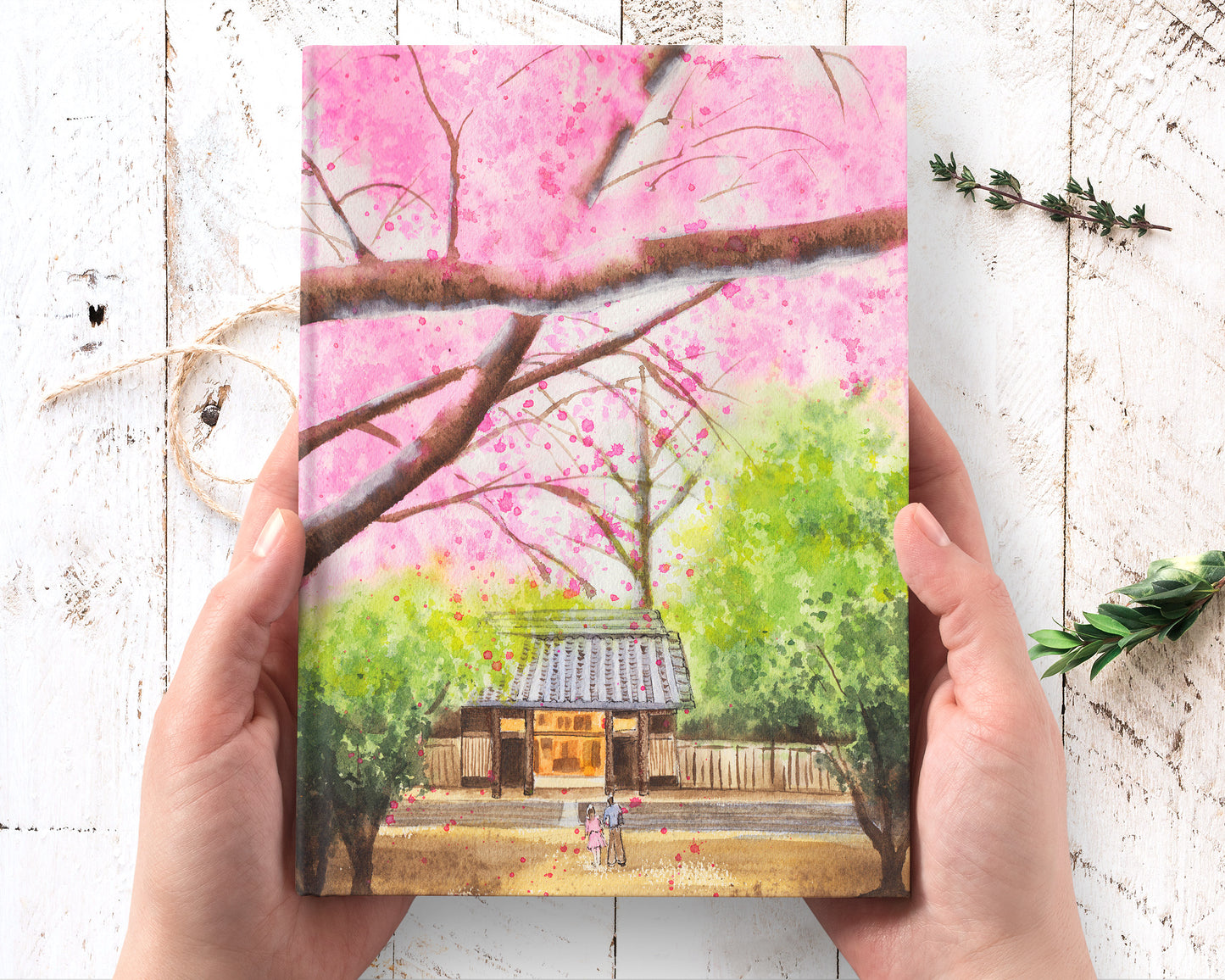 Japanese art hardcover journal notebook