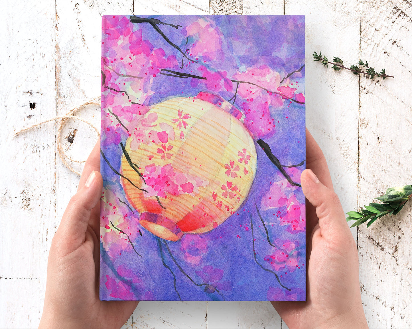 Japanese art hardcover journal notebook