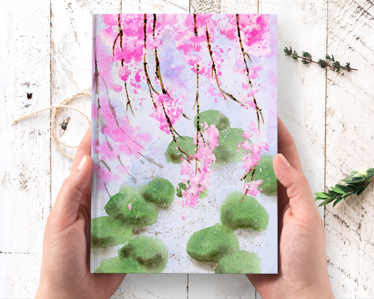 Japanese art hardcover journal notebook