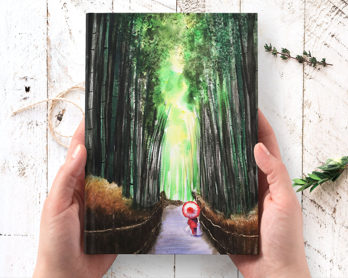 Japanese art hardcover journal notebook