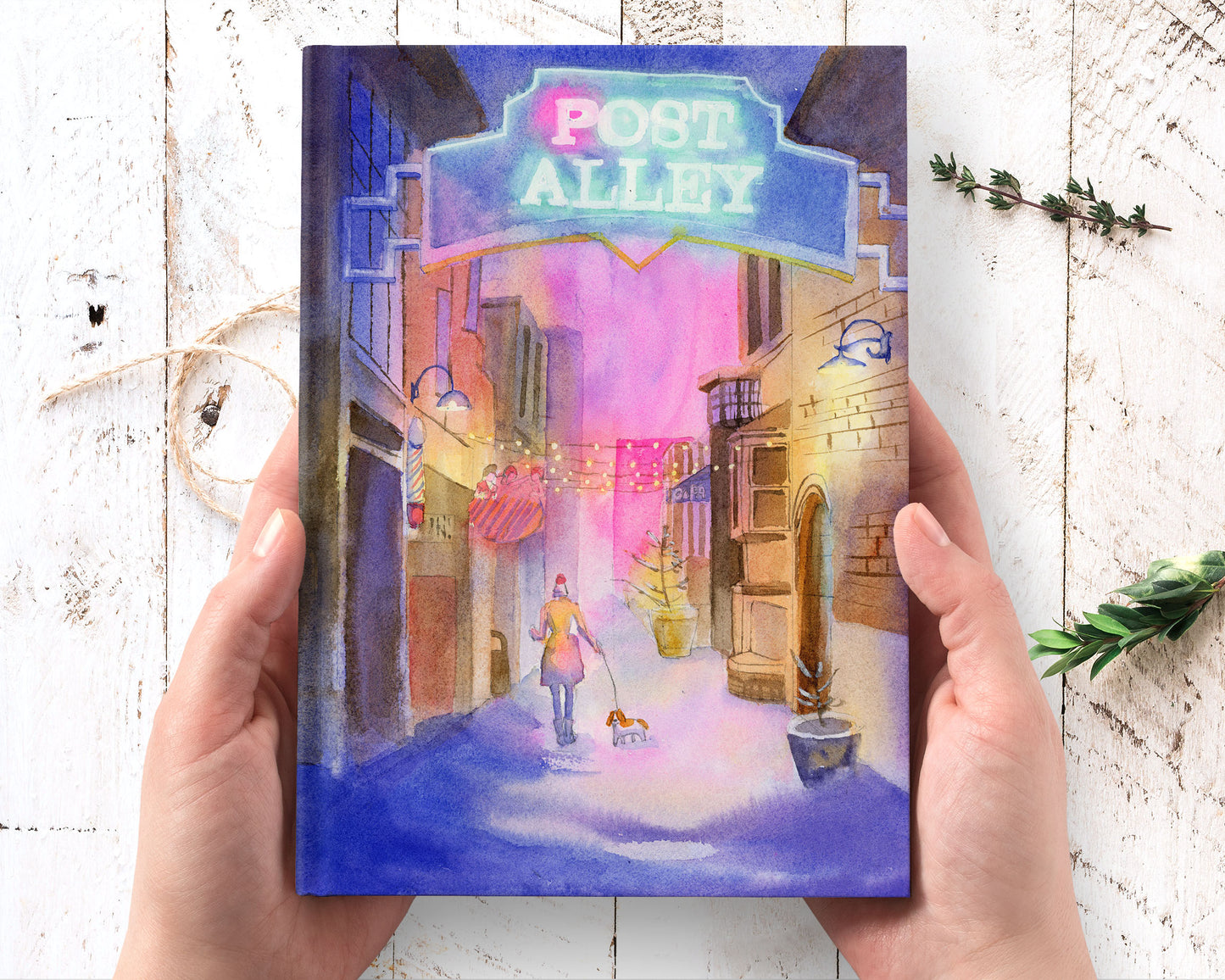 Seattle art hardcover journal notebook lined