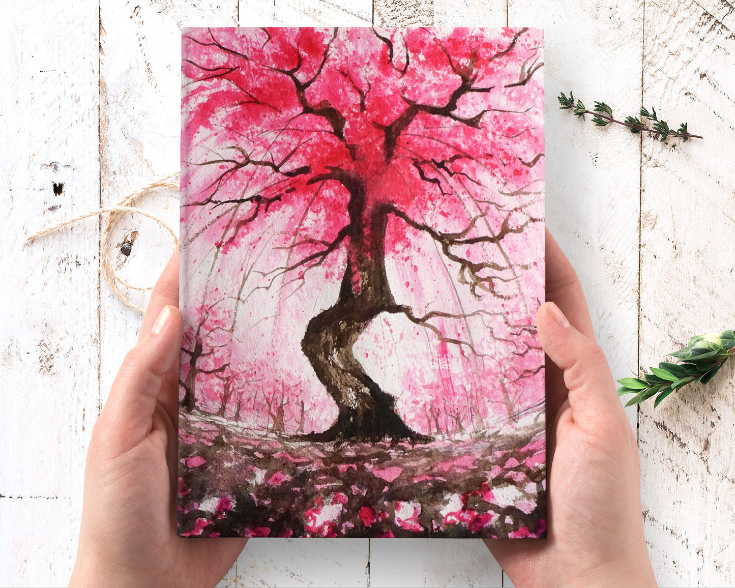 Japanese art hardcover journal notebook