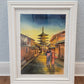 Original Watercolor Painting "Kyoto Sunset"