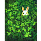 Original Painting "Little Hiding Bunny"