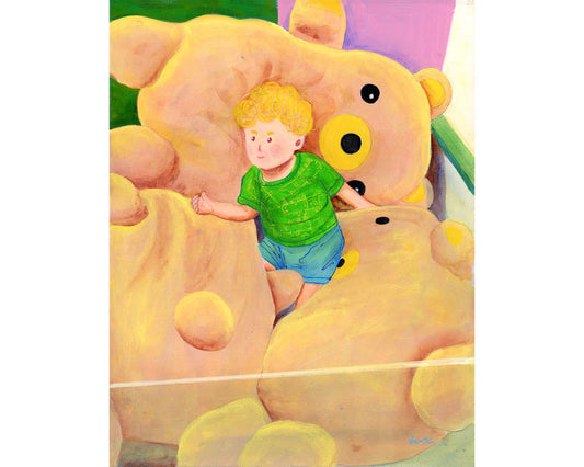 Original Painting "Bear Tribe Of Four"
