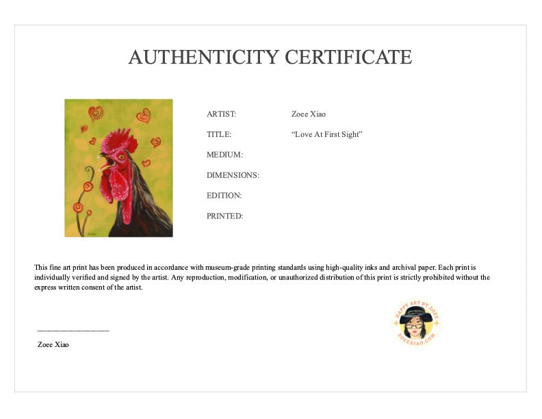 Limited Edition Art Print "Love At First Sight"