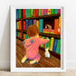 Art Print "Reading With My Bunny"