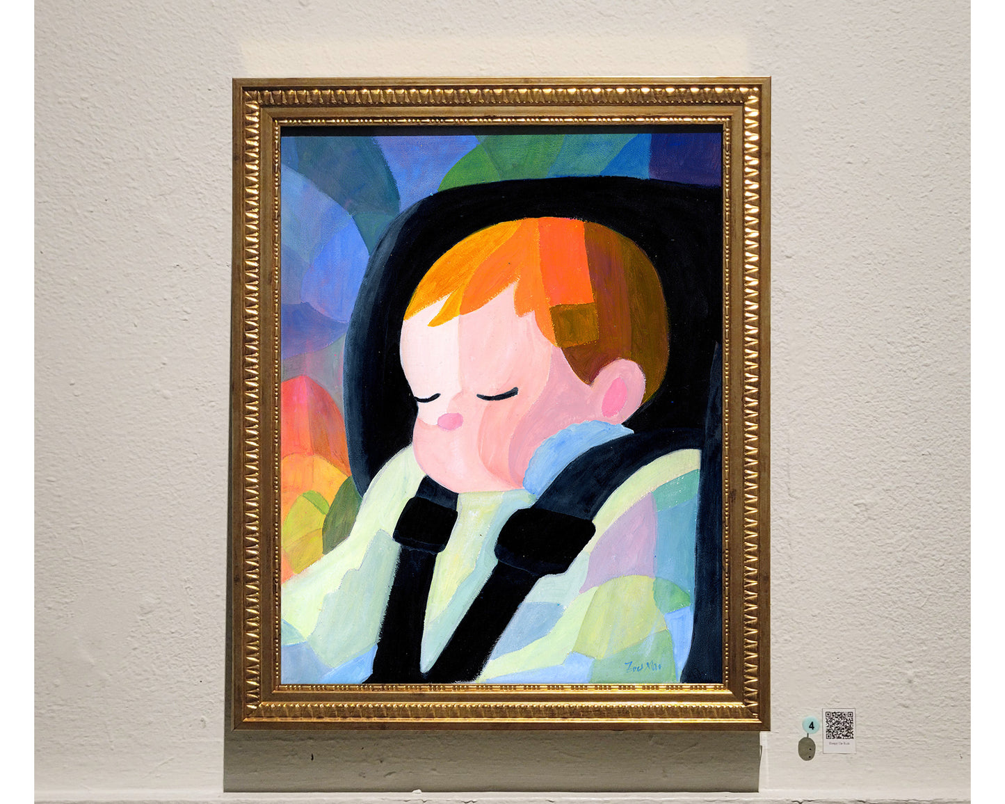 Original Painting "Sleepy Car Ride"