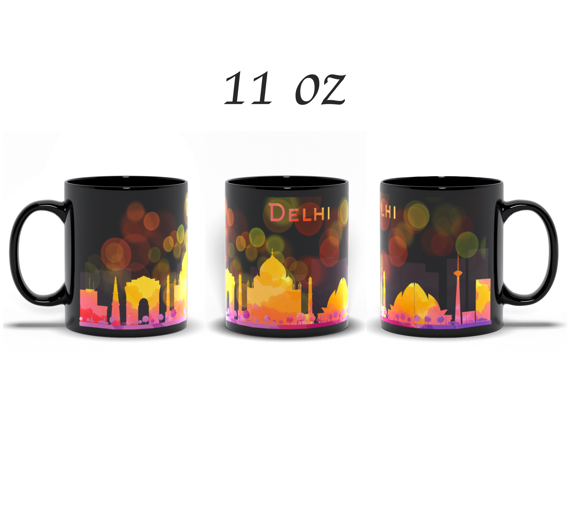 Delhi skyline mug 11oz