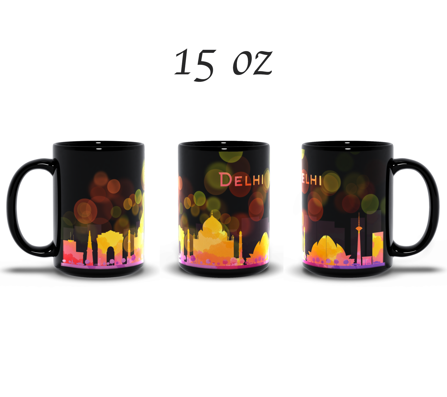 Delhi skyline mug 15oz