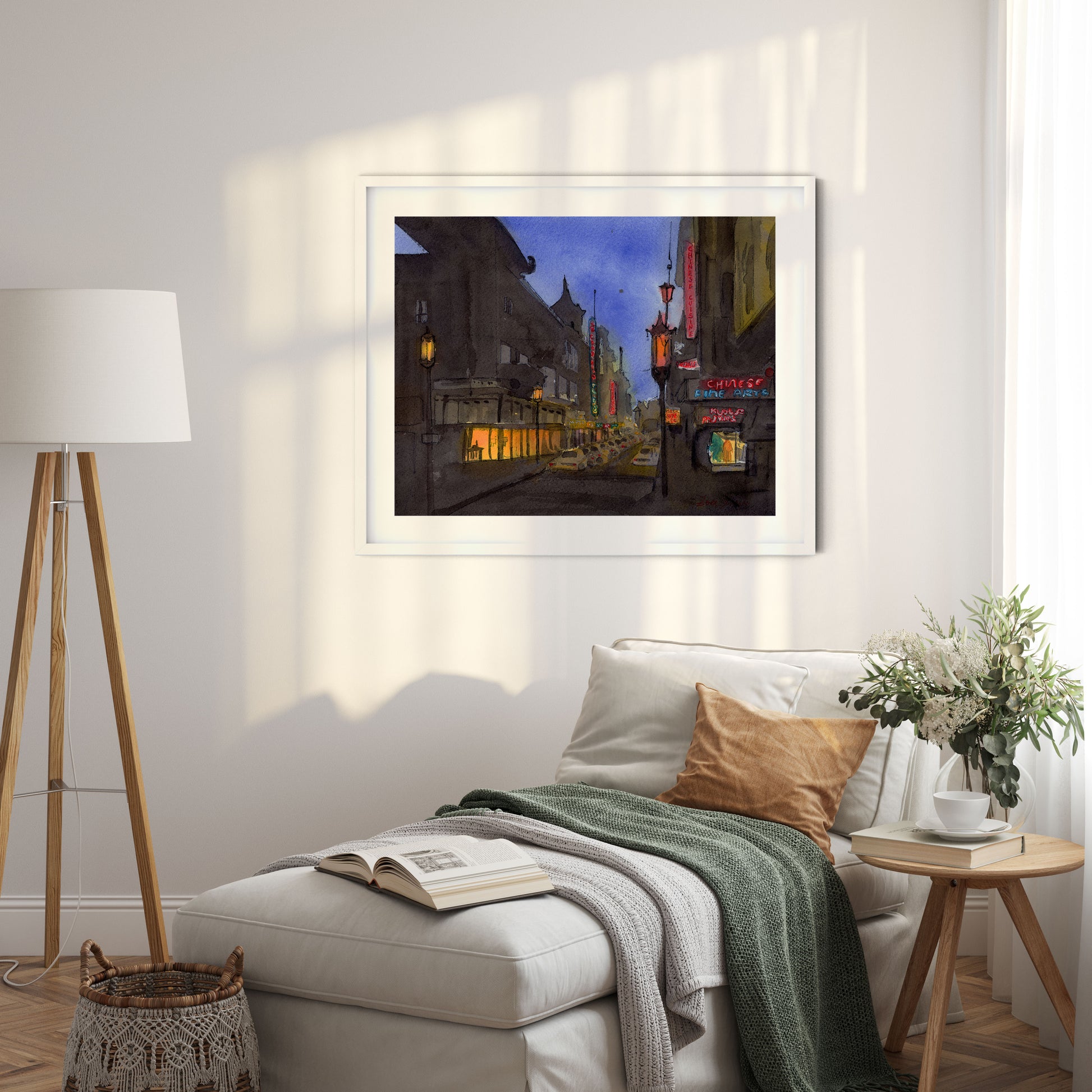 san francisco chinatown art print