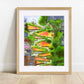 san francisco art print lombard street