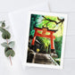Japanese art greeting card