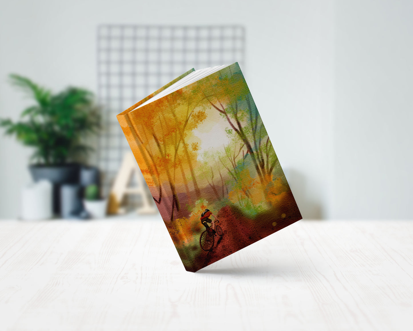 autumn nature hardcover journal notebook lined