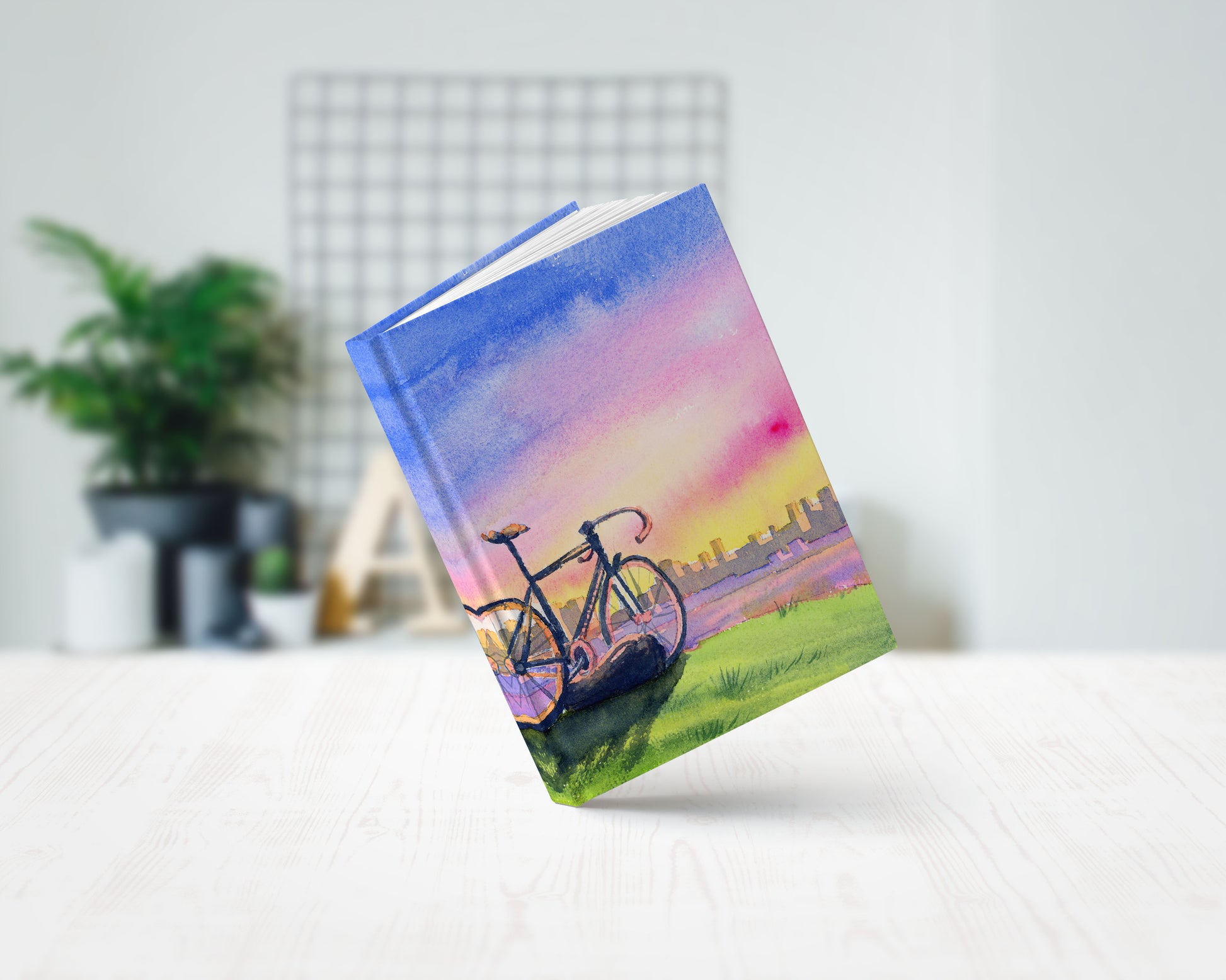 Seattle art hardcover journal notebook lined