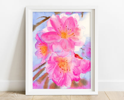cherry blossom art print