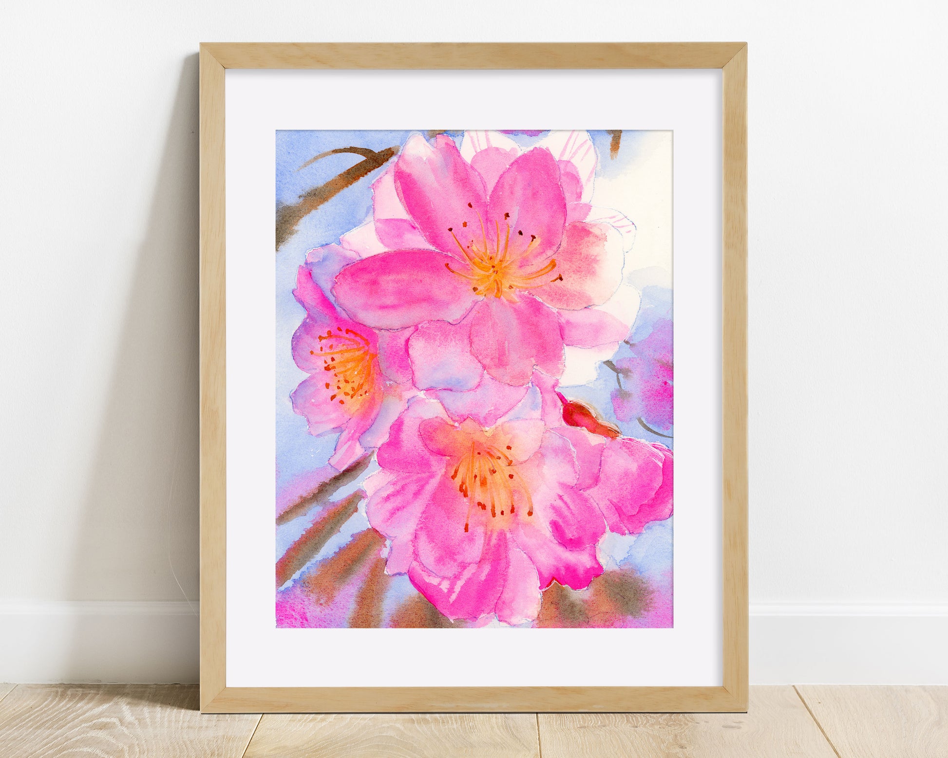 cherry blossom art print