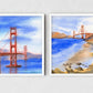 San Francisco Art Print Set of 2