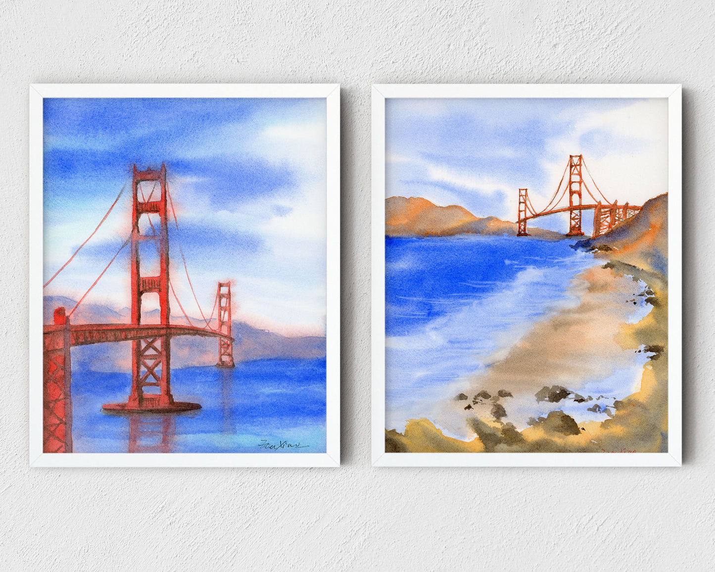 San Francisco Art Print Set of 2