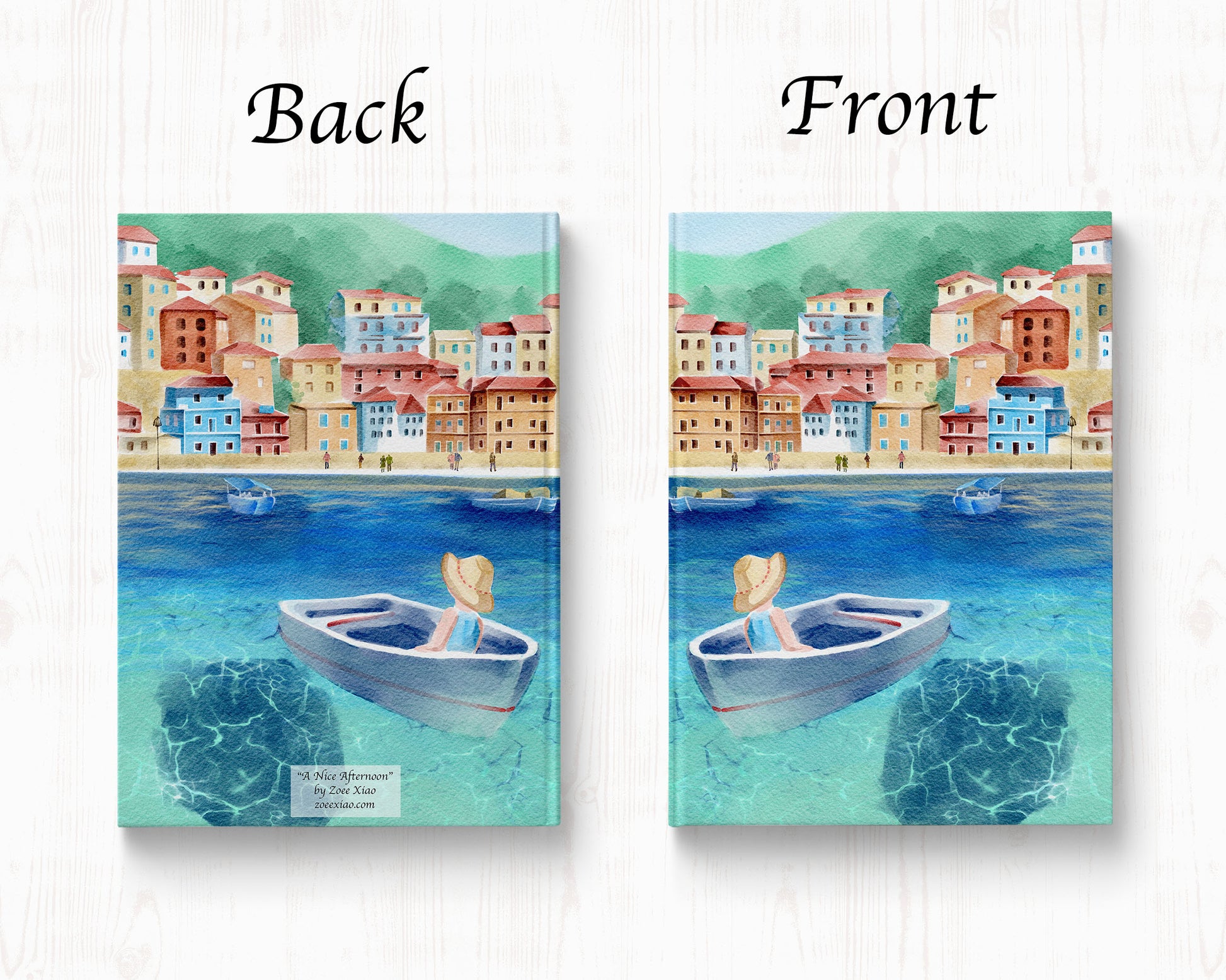 Italy Cinque Terre hardcover writing journal notebook lined