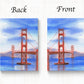 San Francisco Golden Gate Bridge Hardcover Journal Notebook Lined