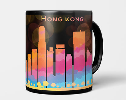 Hong Kong skyline mug