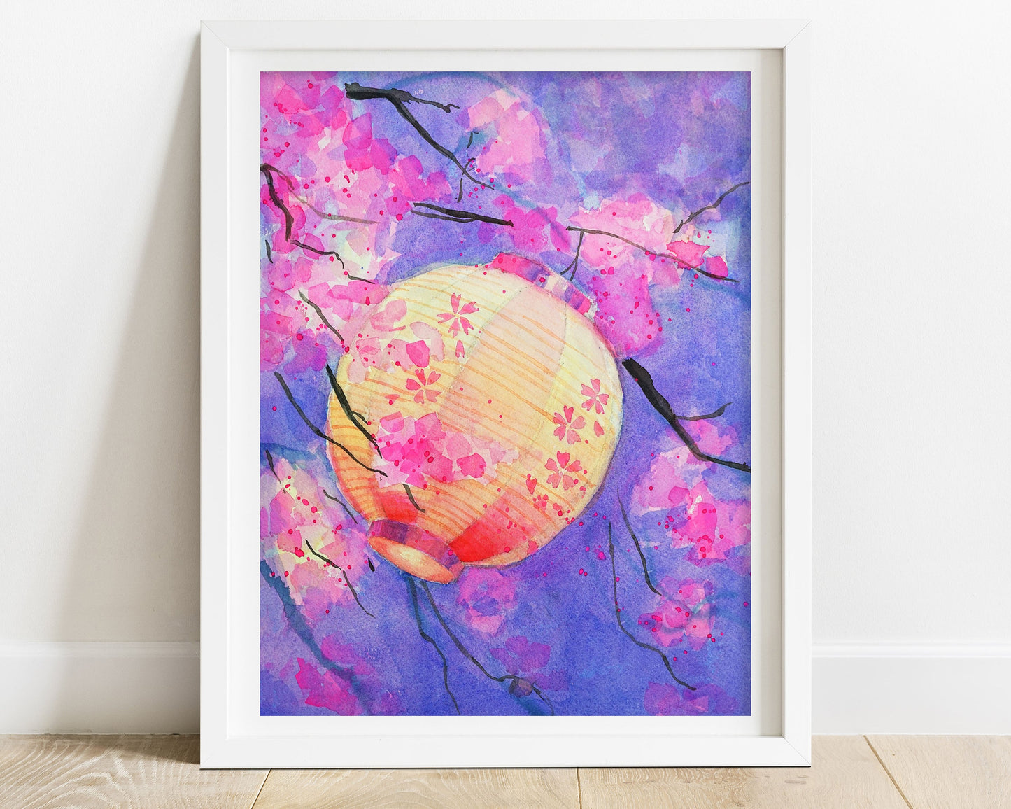 japanese cherry blossom art print