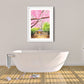 Japanese cherry blossom wall art print