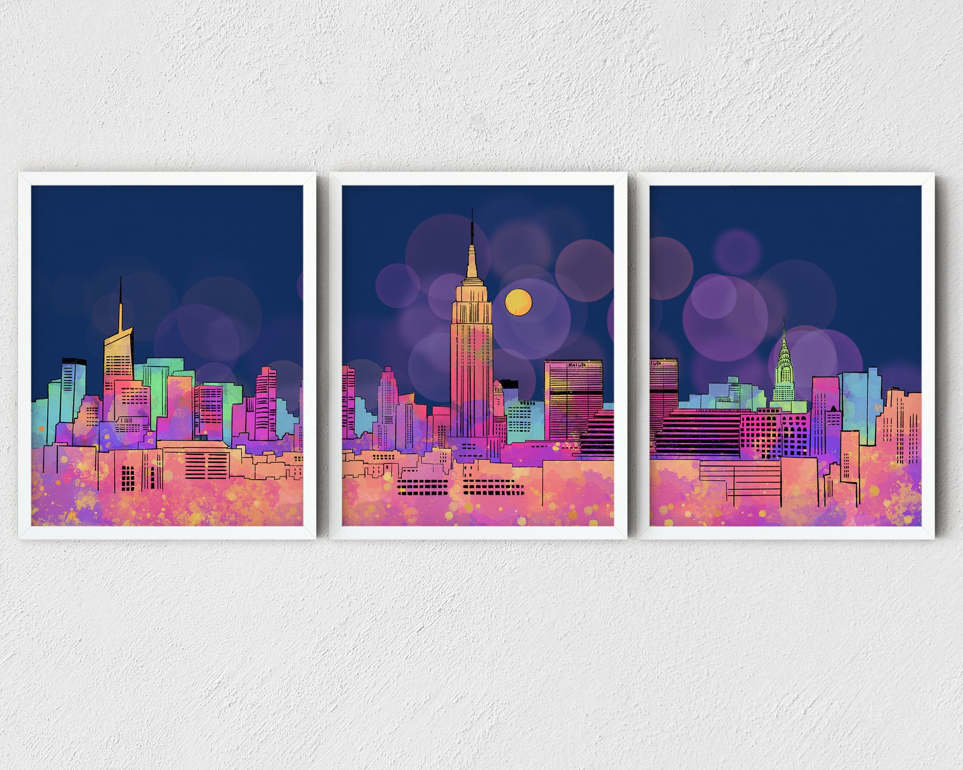 New York city print set