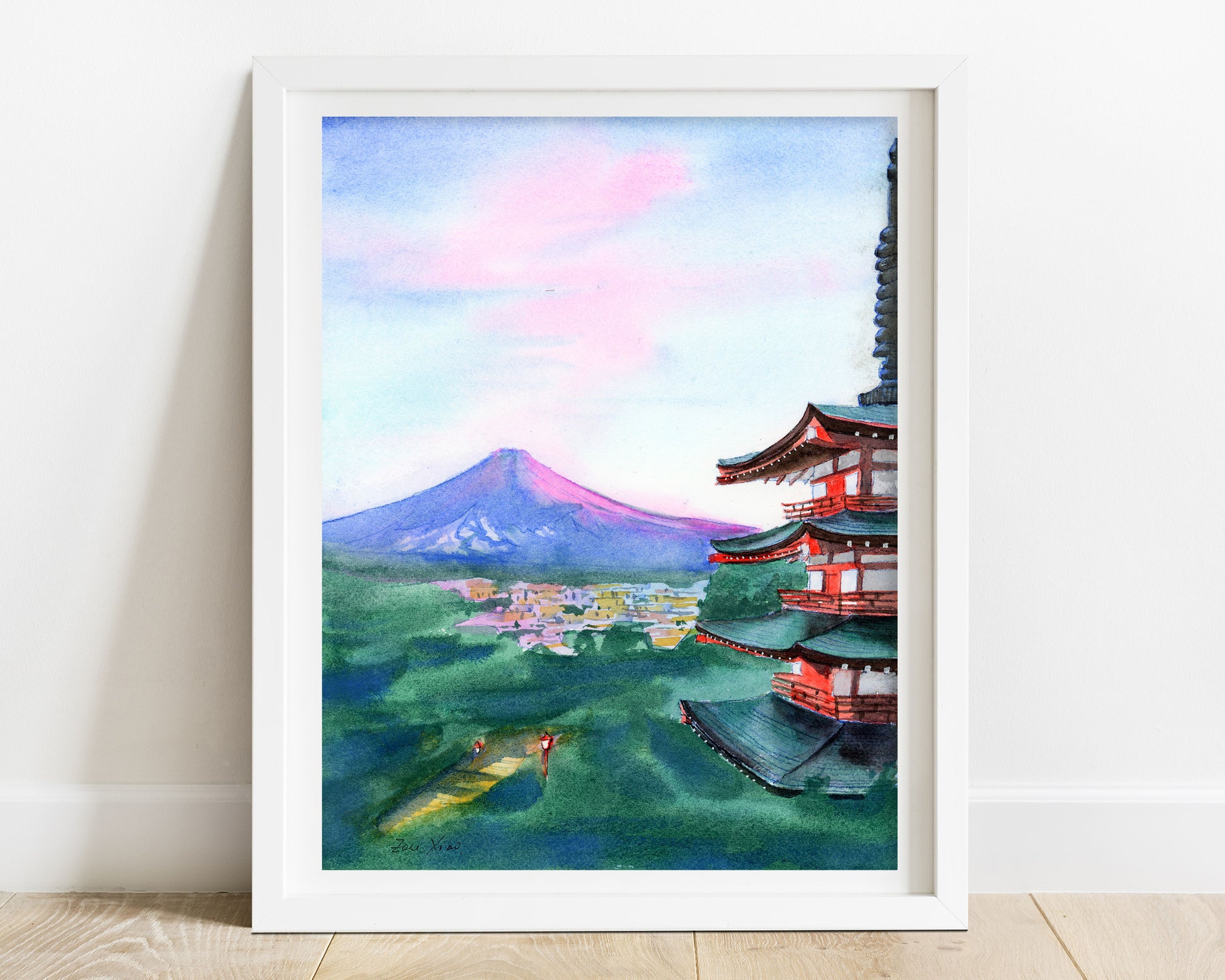 modern Japanese art print