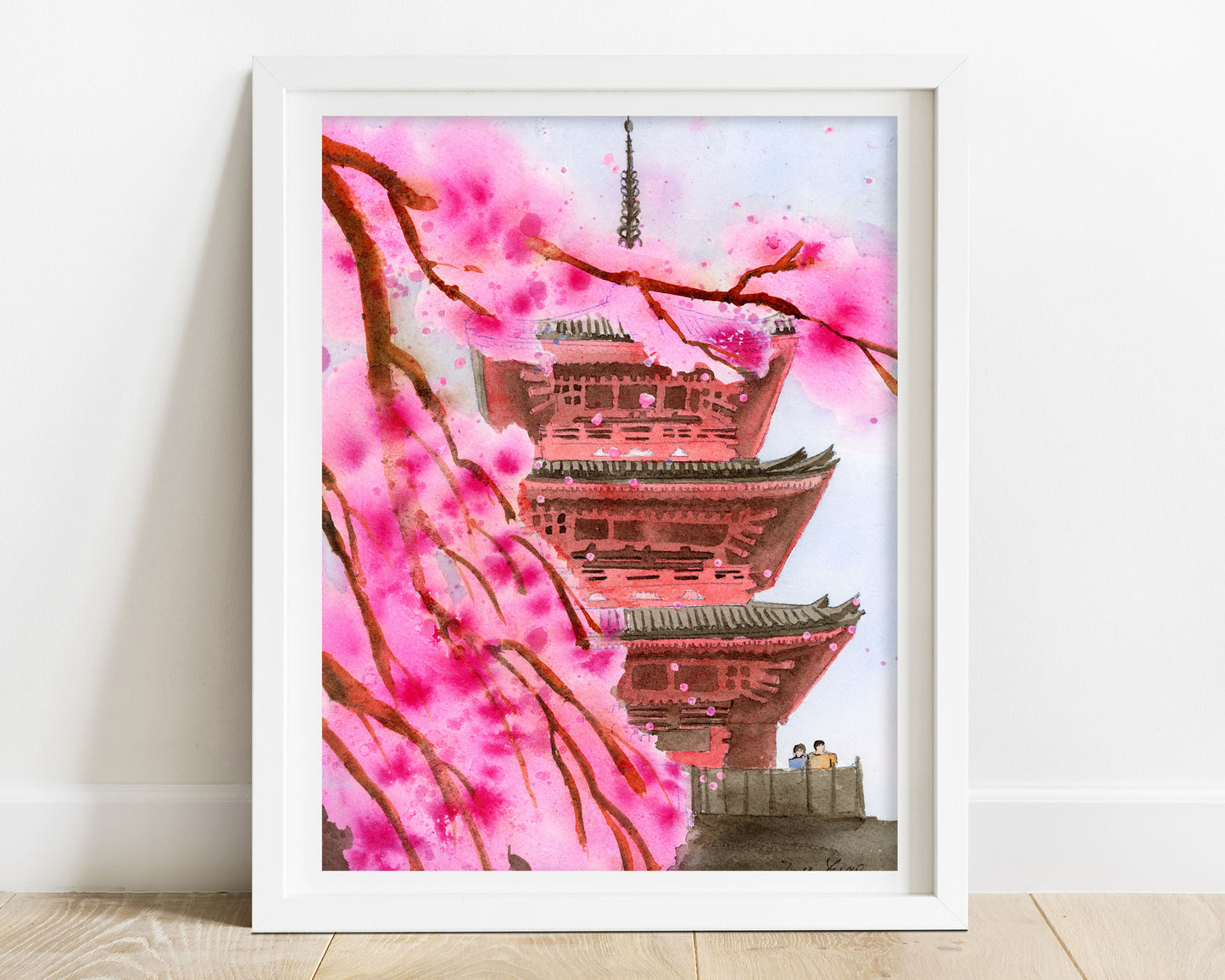 modern Japanese art print