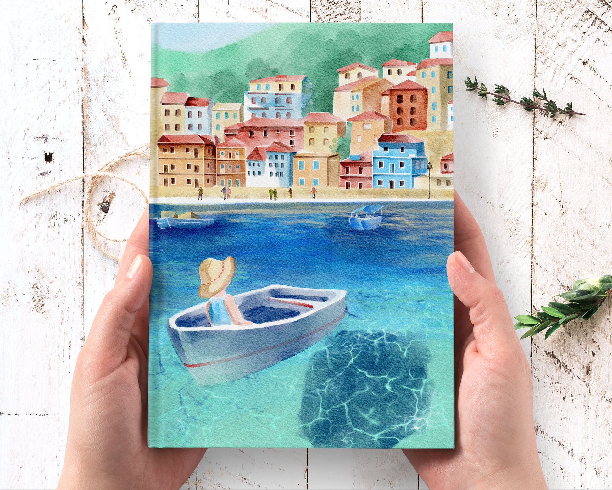 Italy Cinque Terre hardcover writing journal notebook lined