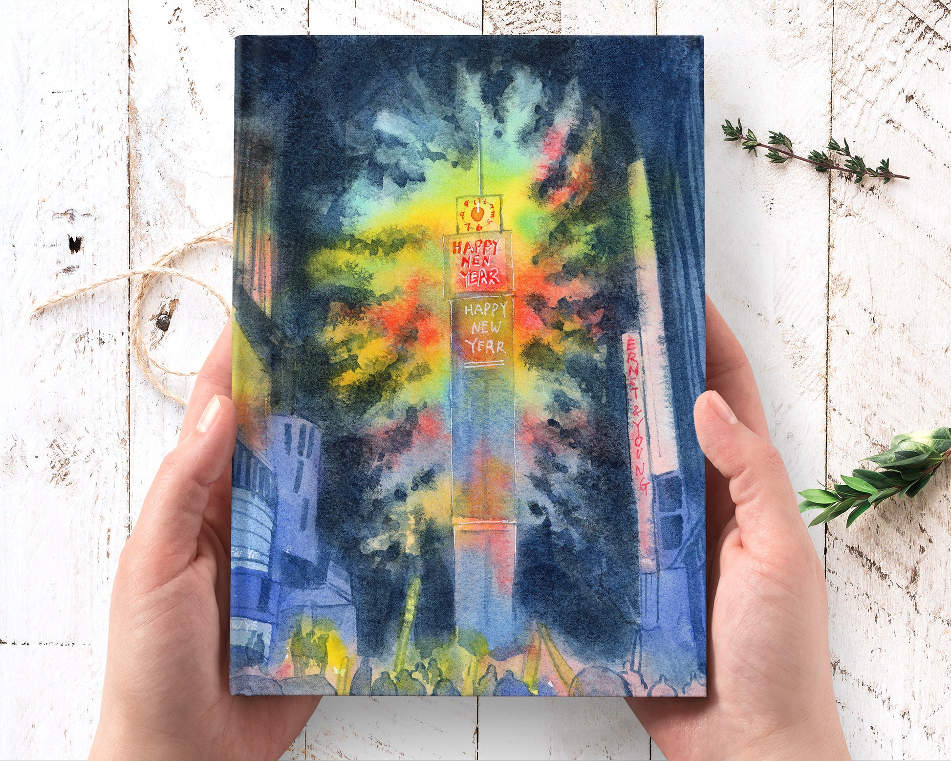 New York Time Square Hardcover Journal Notebook Lined